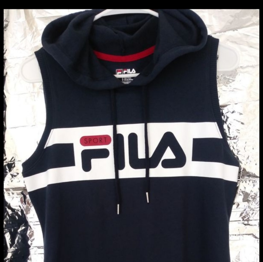 Fila fitted hoodie dress